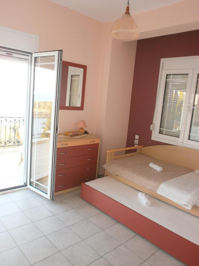 Beach Front House With View Marathos  Exteriör bild