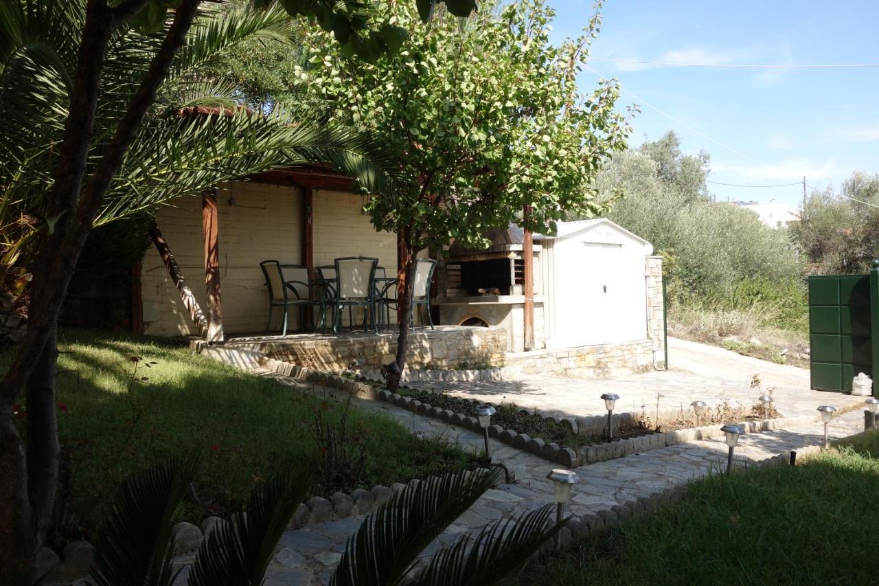 Beach Front House With View Marathos  Exteriör bild