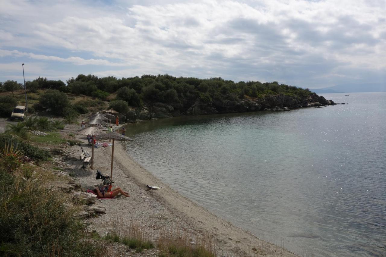 Beach Front House With View Marathos  Exteriör bild
